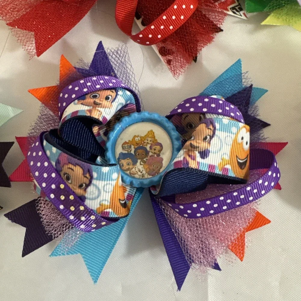 Hair Bows For Girls Handmade‎ Disney Trolls My Little Pony Princess Dr. Seuss